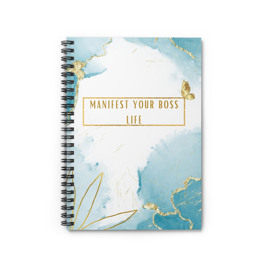 MANIFEST spiral notebook